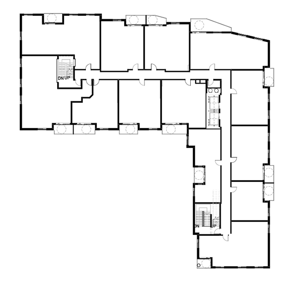 Disposition des condos locatif de l'Floor 8 du projet NIVII DEMO